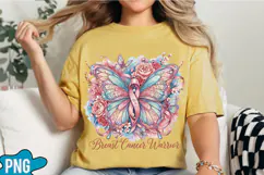 Breast Cancer Warrior PNG Designs Product Image 3