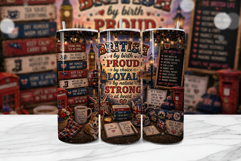 British Pride UK Tumbler Wrap PNG Product Image 1