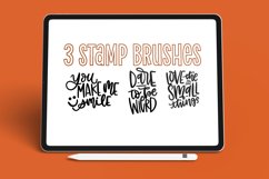 Bundle of Procreate Stamp Brushes Lettered Quotes Product Image 1