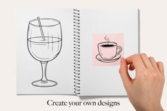 50 Drink Procreate Stamps Brushes Product Image 3