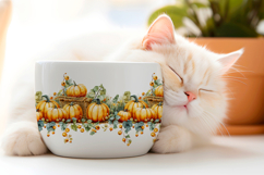 Autumn Cozy Seamless Borders PNG Product Image 3