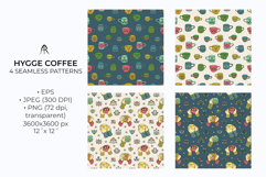 Scandi Coffee Cups in Hands Seamless Patterns Vector Product Image 2