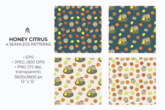 Sweet Honey &amp; Autumn Harvest Seamless Patterns Product Image 2
