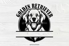 Golden Retriever Svg, Dog Mom Svg, Cut Files, Dog Face Svg Product Image 3