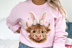 Easter Highland Cow png Product Image 4