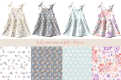 Ditsy vector floral patterns and clipart Product Image 5