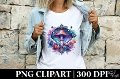 Vibrant Celestial Mushroom for Tarot, PNG Product Image 4