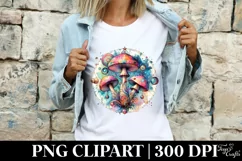 Vibrant Celestial Mushroom for Tarot, PNG Product Image 4