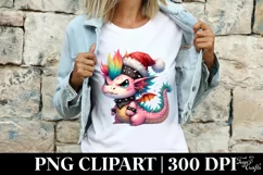 Angry Dragon in Pastel PNG Product Image 4