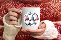 Winter Gnomes Round Ornament PNG Product Image 3