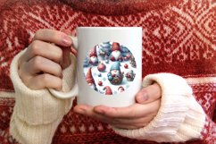 Winter Gnomes Round Ornament PNG Product Image 1