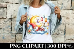 Easter Bunny Clipart |T-shirt, Mug PNG Product Image 4