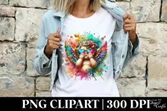 Cupid Angel Of Love Gesture Watercolor Florals Clipart Product Image 4