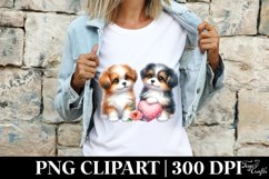 Puppies Heart , Clipart |T-shirt, Mug, Tumbler Product Image 4