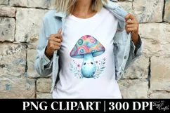 Mystical Mushroom Clipart | Magic Mushrooms PNG |Tarot Product Image 3
