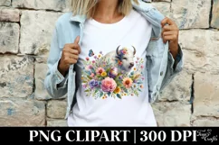Watercolor Colorful Easter Buffalo |T-shirt, Mug, Tumbler Product Image 4