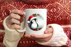 Winter Penguin Ornament Sublimation PNG Product Image 4