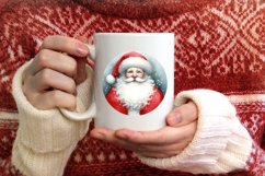 Watercolor Christmas Image Featuring Santa PNG Product Image 1