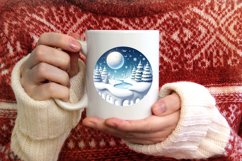 3D Snowy Nights Winter PNG Product Image 4