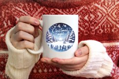 3D Snowy Nights Winter PNG Product Image 3