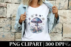 Mystical Mushroom | Celestial | Magic Mushrooms PNG |Tarot Product Image 4