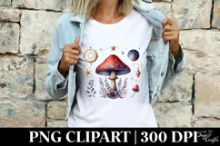 Mystical Mushroom | Celestial | Magic Mushrooms PNG |Tarot Product Image 4
