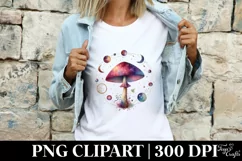 Mystical Mushroom | Celestial | Magic Mushrooms PNG |Tarot Product Image 4