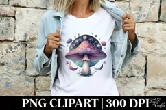 Mystical Mushroom | Celestial | Magic Mushrooms PNG |Tarot Product Image 4