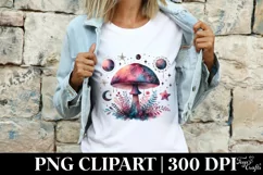 Mystical Mushroom | Celestial | Magic Mushrooms PNG |Tarot Product Image 3