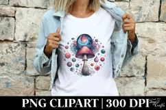 Mystical Mushroom | Celestial | Magic Mushrooms PNG |Tarot Product Image 3