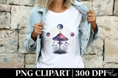 Mystical Mushroom | Celestial | Magic Mushrooms PNG |Tarot Product Image 3