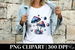 Mystical Mushroom | Celestial | Magic Mushrooms PNG |Tarot Product Image 4