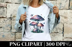 Mystical Mushroom | Celestial | Magic Mushrooms PNG |Tarot Product Image 3