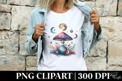 Mystical Mushroom | Celestial | Magic Mushrooms PNG |Tarot Product Image 4