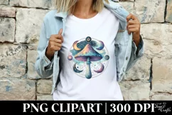 Mystical Mushroom | Celestial | Magic Mushrooms PNG |Tarot Product Image 4