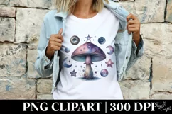 Mystical Mushroom | Celestial | Magic Mushrooms PNG |Tarot Product Image 4