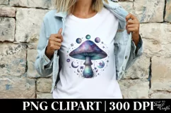 Mystical Mushroom | Celestial | Magic Mushrooms PNG |Tarot Product Image 1