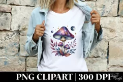 Mystical Mushroom | Celestial | Magic Mushrooms PNG |Tarot Product Image 4