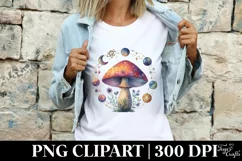 Mystical Mushroom | Celestial | Magic Mushrooms PNG |Tarot Product Image 4