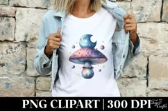 Mystical Mushroom | Celestial | Magic Mushrooms PNG |Tarot Product Image 4