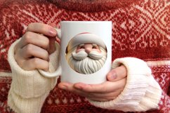 3D Santa Melting Winter PNG Product Image 4