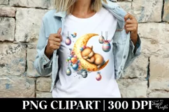 Easter Bunny Clipart |T-shirt, Mug PNG Product Image 3