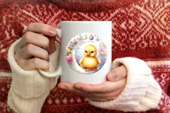 Digital Painting Christmas Duck PNG Product Image 1