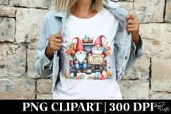 Easter Gnomes Clipart |T-shirt, Mug PNG Product Image 4