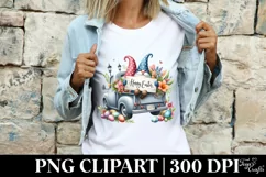 Easter Gnomes Clipart |T-shirt, Mug PNG Product Image 4