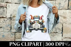 Easter Gnomes Clipart |T-shirt, Mug PNG Product Image 3