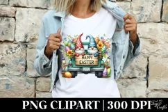 Easter Gnomes Truck Clipart |T-shirt, Mug PNG Product Image 3