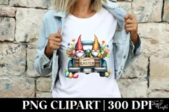 Easter Gnomes Clipart |T-shirt, Mug PNG Product Image 4
