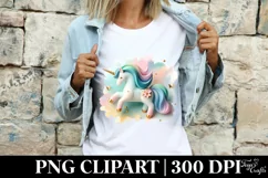 3d Luxury Golden Unicorn Buterfly, Clipart |T-shirt, Mug, Product Image 4