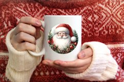 Santa 3D Winter Scene Sublimation PNG Product Image 1